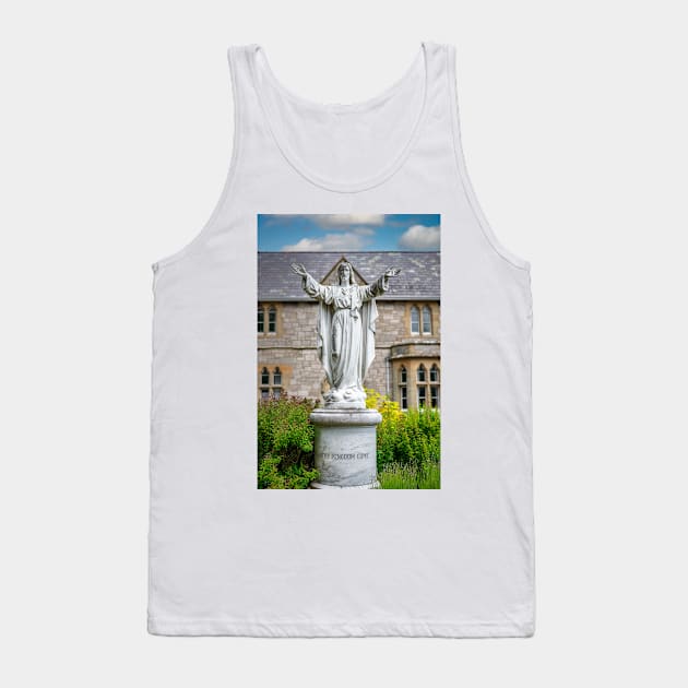 Statue of Christ Tank Top by Adrian Evans Photography